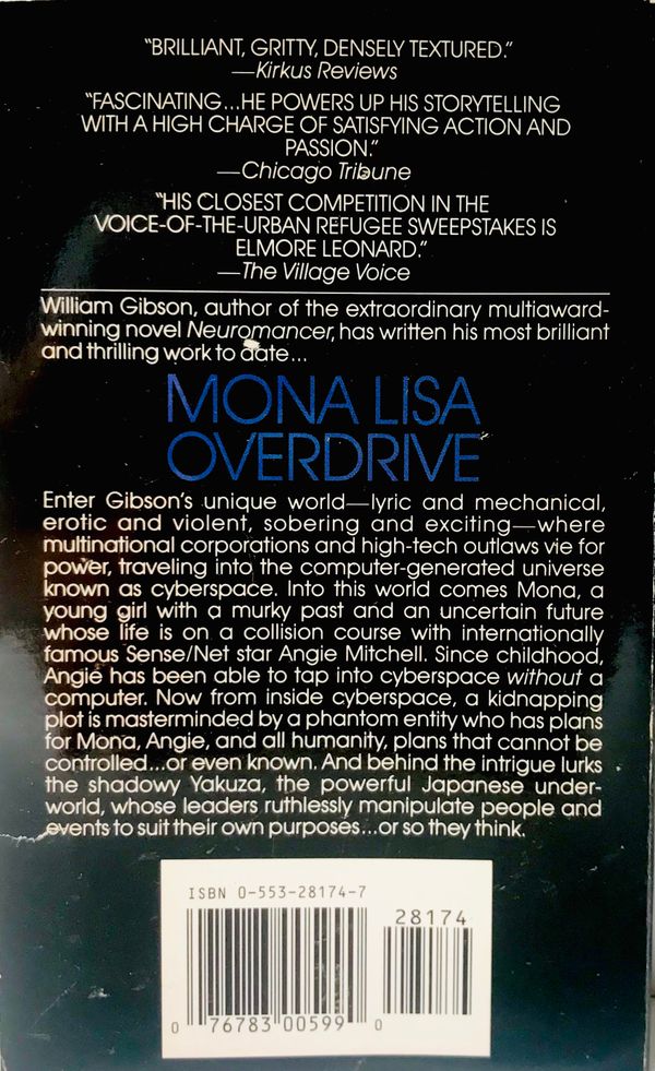 Mona Lisa Overdrive by William Gibson