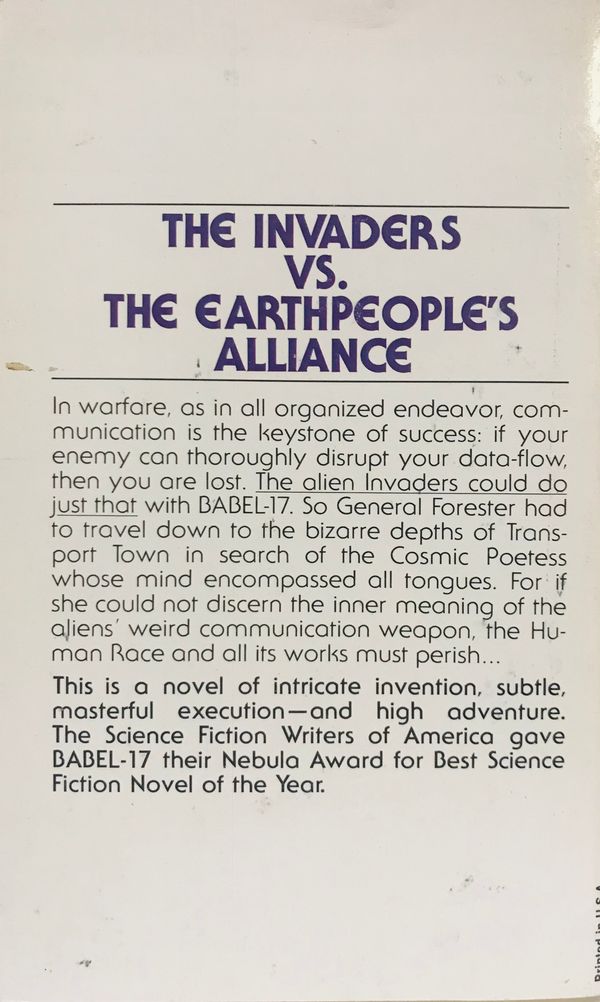 Babel-17 by Samuel R. Delany