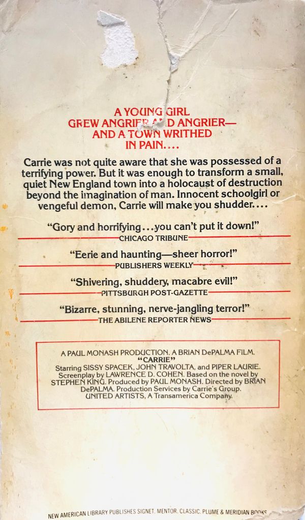 Carrie by Stephen King