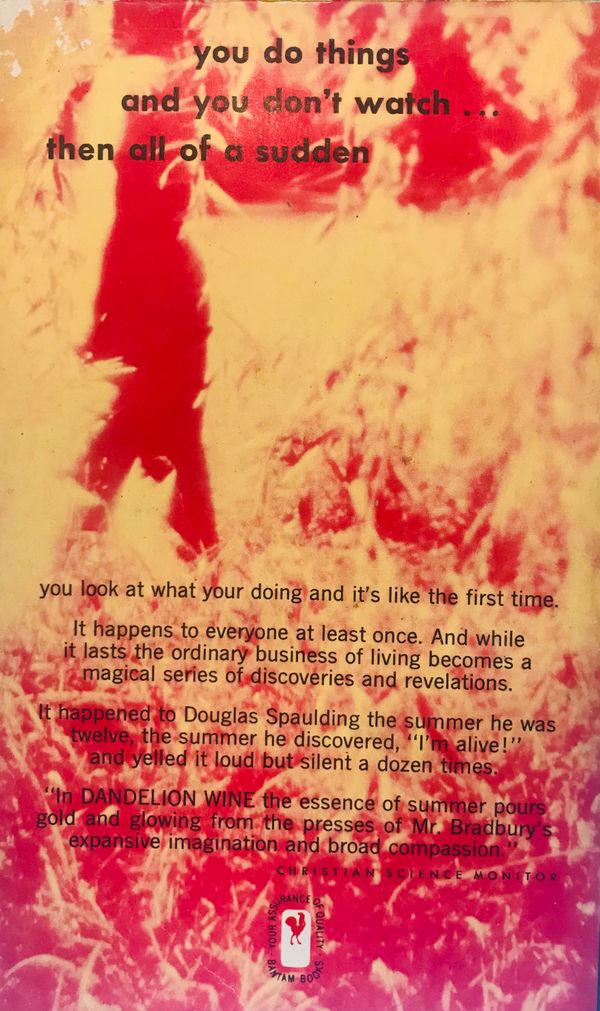 Dandelion Wine by Ray Bradbury