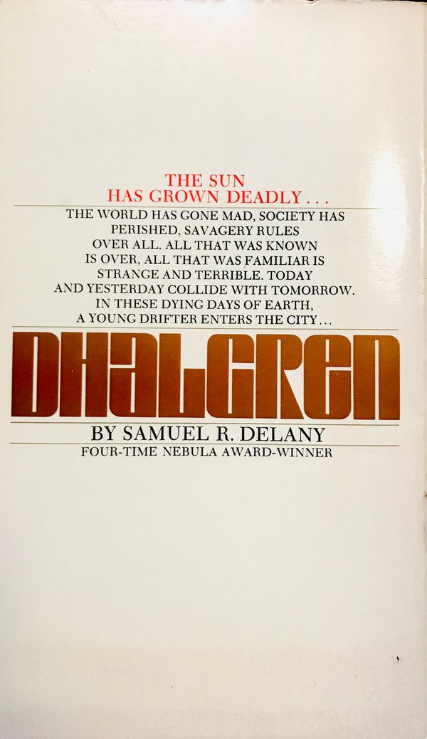 Dhalgren by Samuel R. Delany