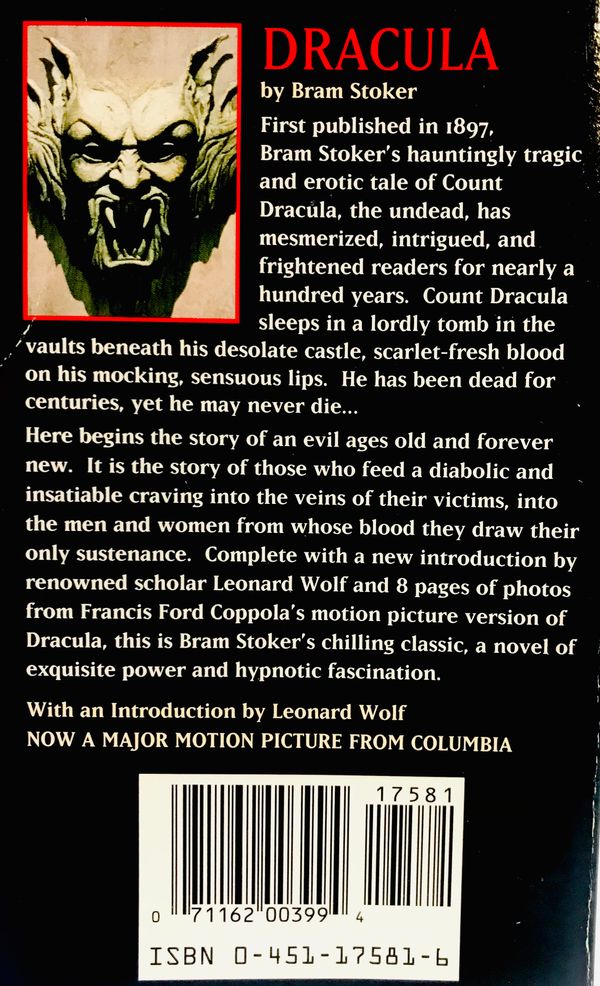 Dracula by Bram Stoker
