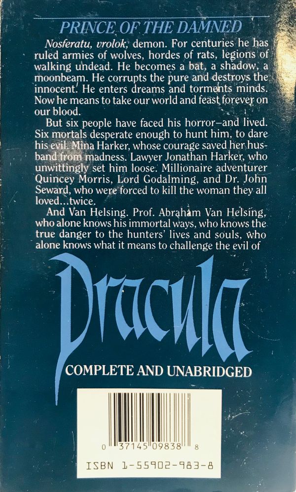 Dracula by Bram Stoker