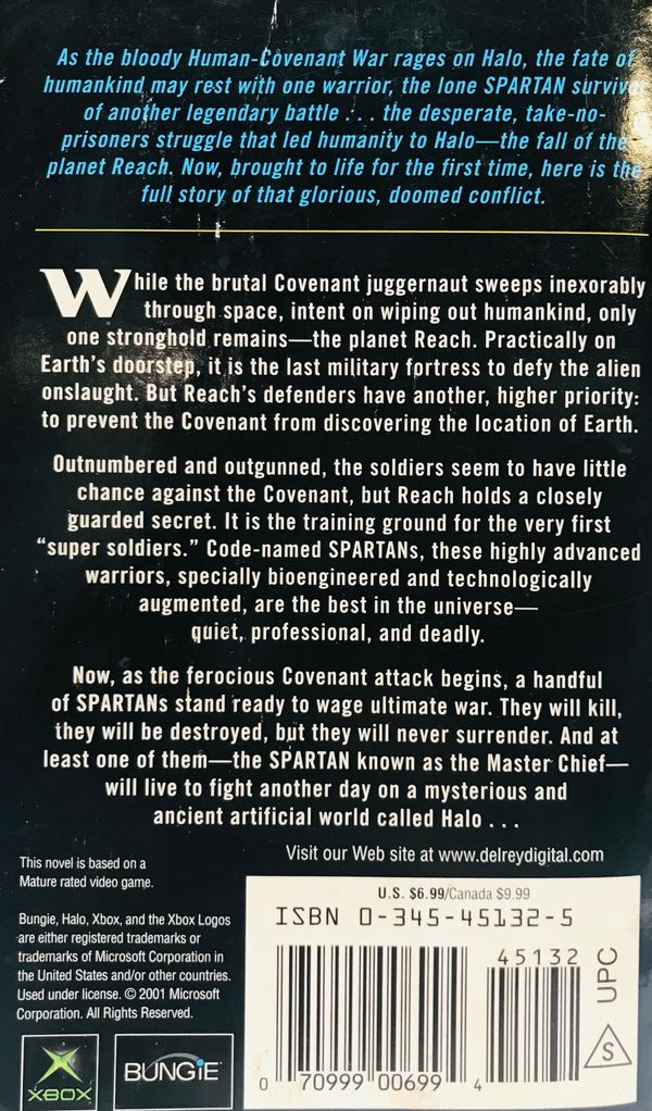 Halo: The Fall of Reach by Eric Nylund