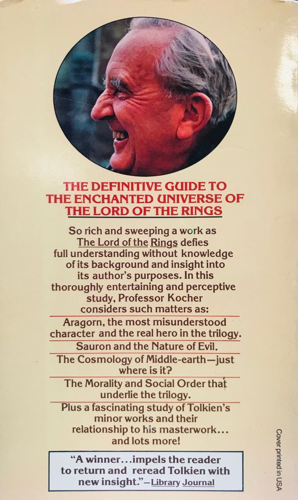 Master of Middle-Earth by Paul H. Kocher