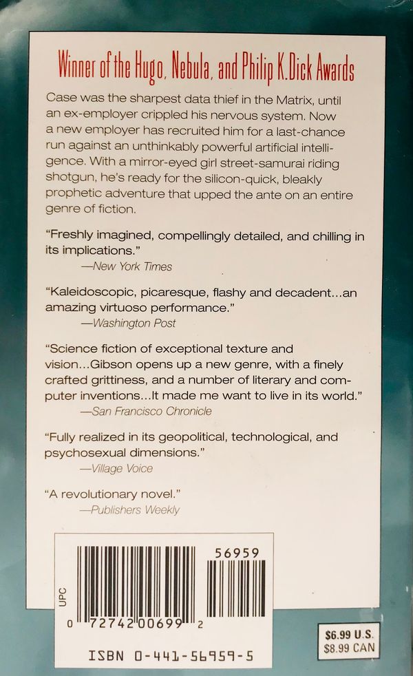 Neuromancer by William Gibson