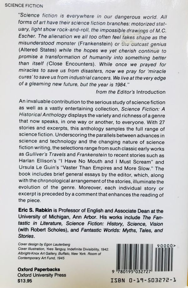 Science Fiction: A Historical Anthology by Eric S. Rabkin