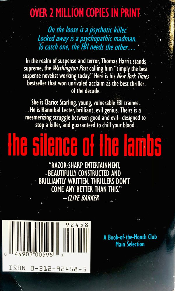 The Silence of the Lambs by Thomas Harris