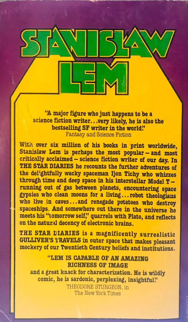 The Star Diaries by Stanislaw Lem