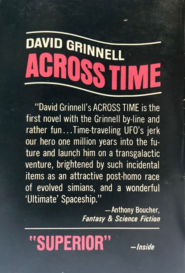 Across Time by David Grinnell