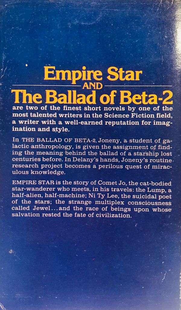 The Ballad of Beta-2 and Empire Star by Samuel R. Delany