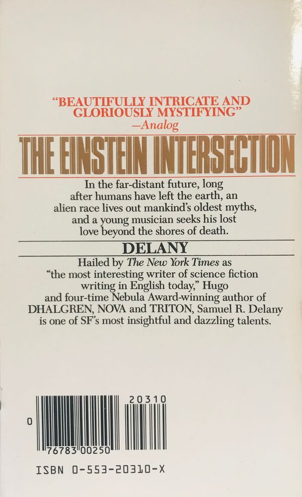 The Einstein Intersection by Samuel R. Delany