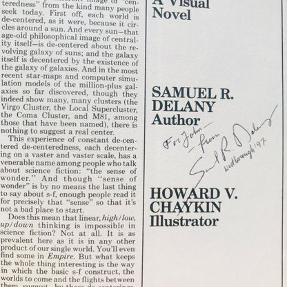 Empire by Samuel R. Delany (signed, first edition)