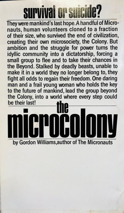 The Microcolony by Gordon Williams