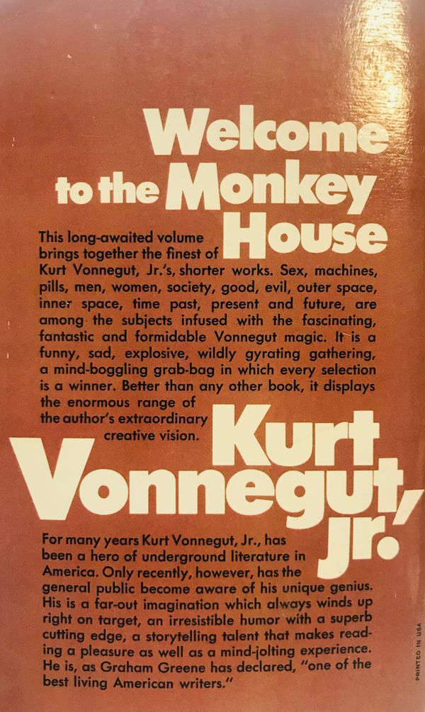Welcome to the Monkey House by Kurt Vonnegut, Jr.