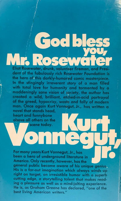 God bless you, Mr. Rosewater by Kurt Vonnegut, Jr.