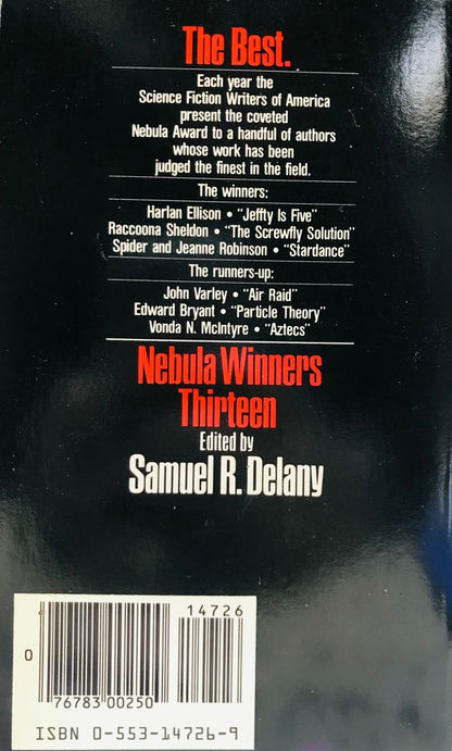 Nebula Winners 13 edited by Samuel R. Delany