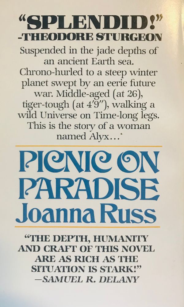 Picnic on Paradise by Joanna Russ