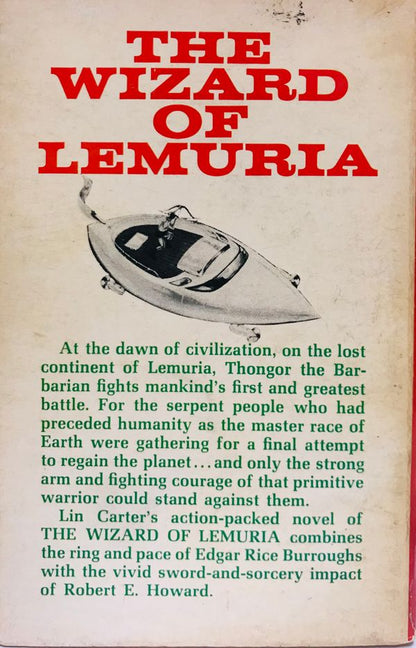 The Wizard of Lemuria by Lin Carter