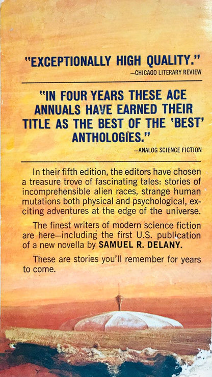 World's Best Science Fiction 1969 edited by Donald A. Wollheim and Terry Carr